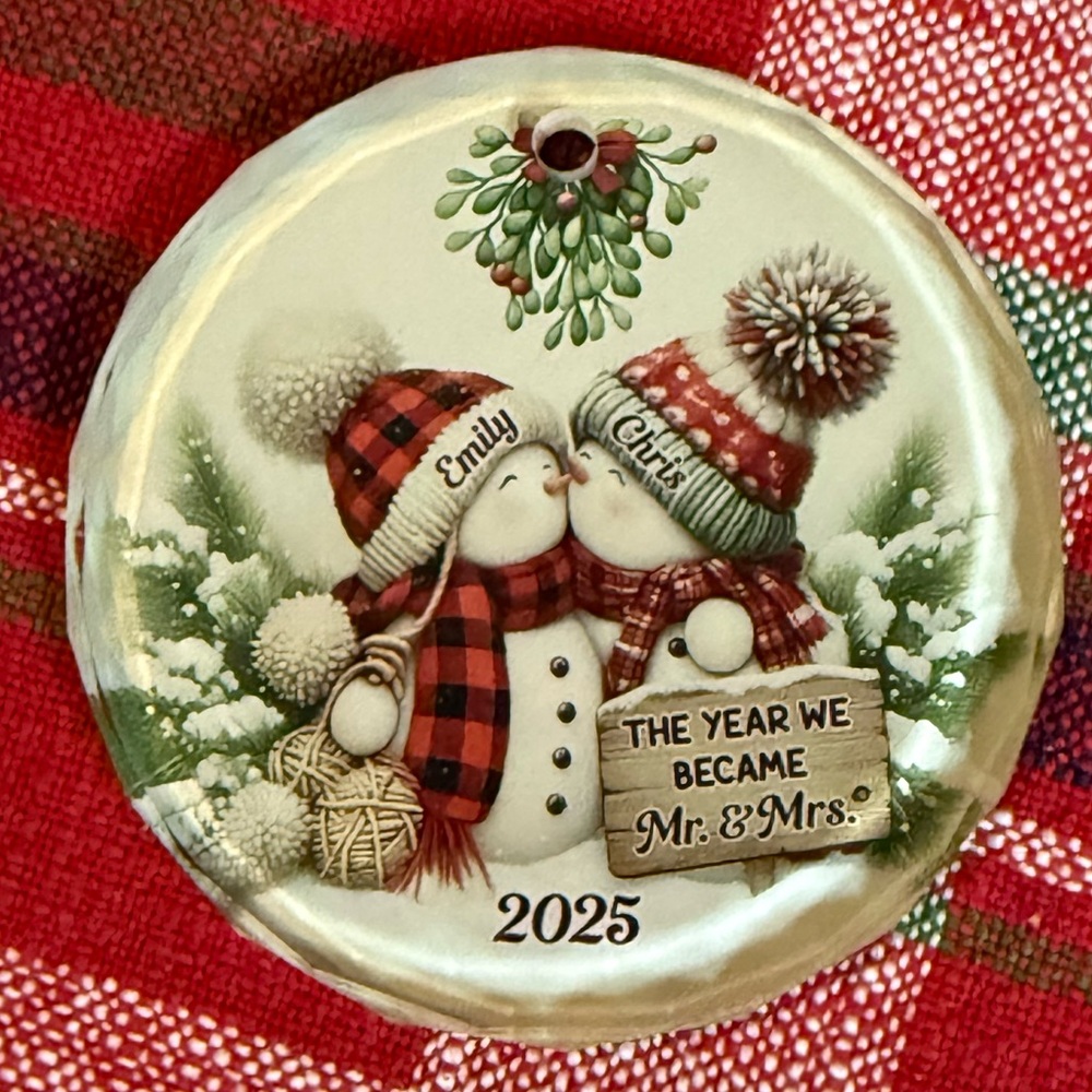 Snowman Ornament 2025